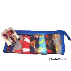 Boy’s 7 Pairs Low Cut Socks Size 6-8.5 NEW NWT